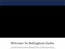 Tablet Screenshot of bellinghamyachts.com